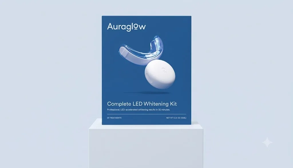 Auraglow Complete LED Whitening Kit