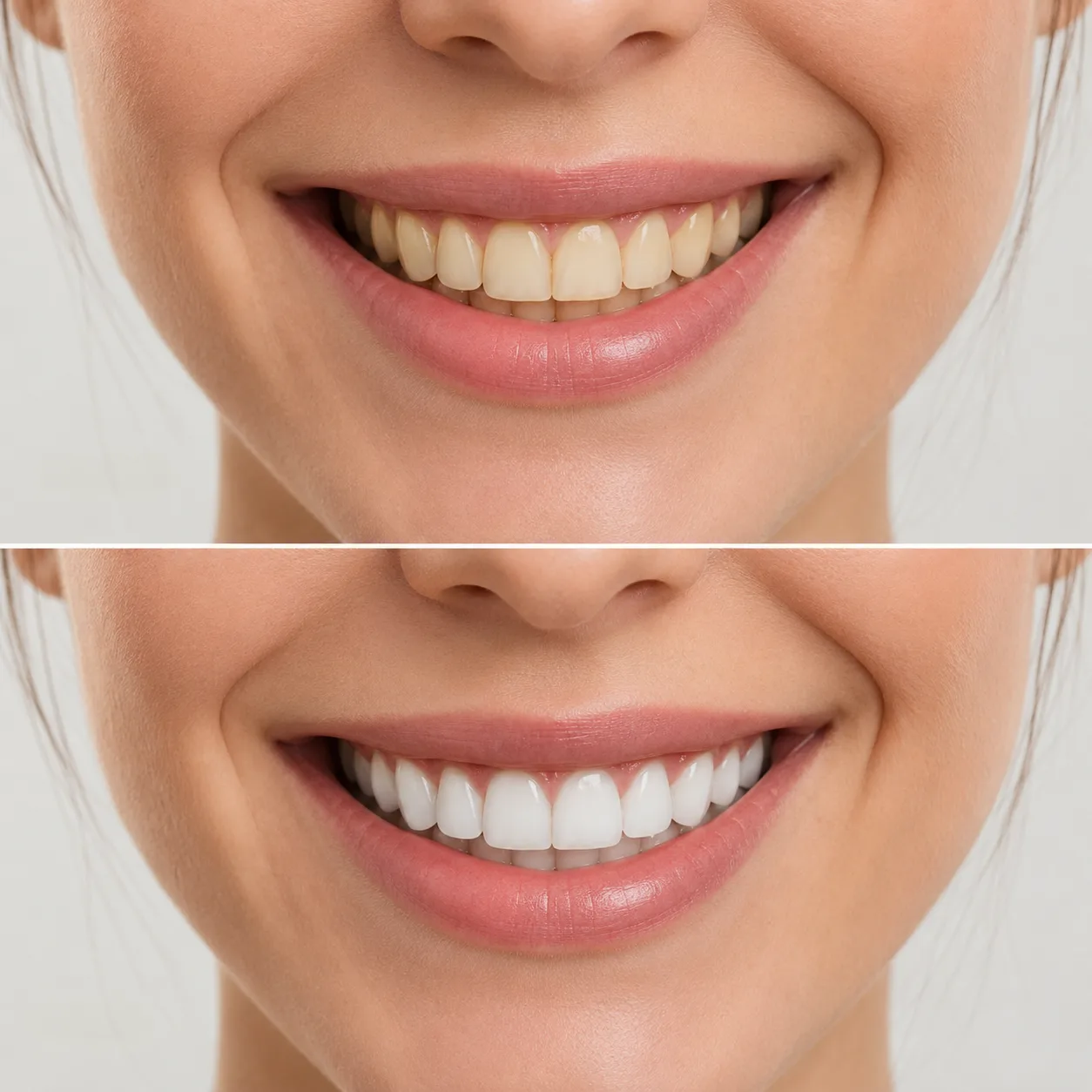 Auraglow before and after whitening results