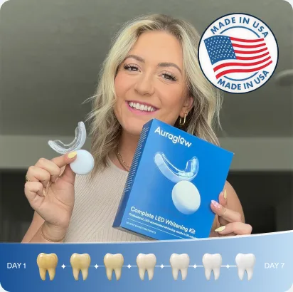 Auraglow Complete LED Whitening Kit
